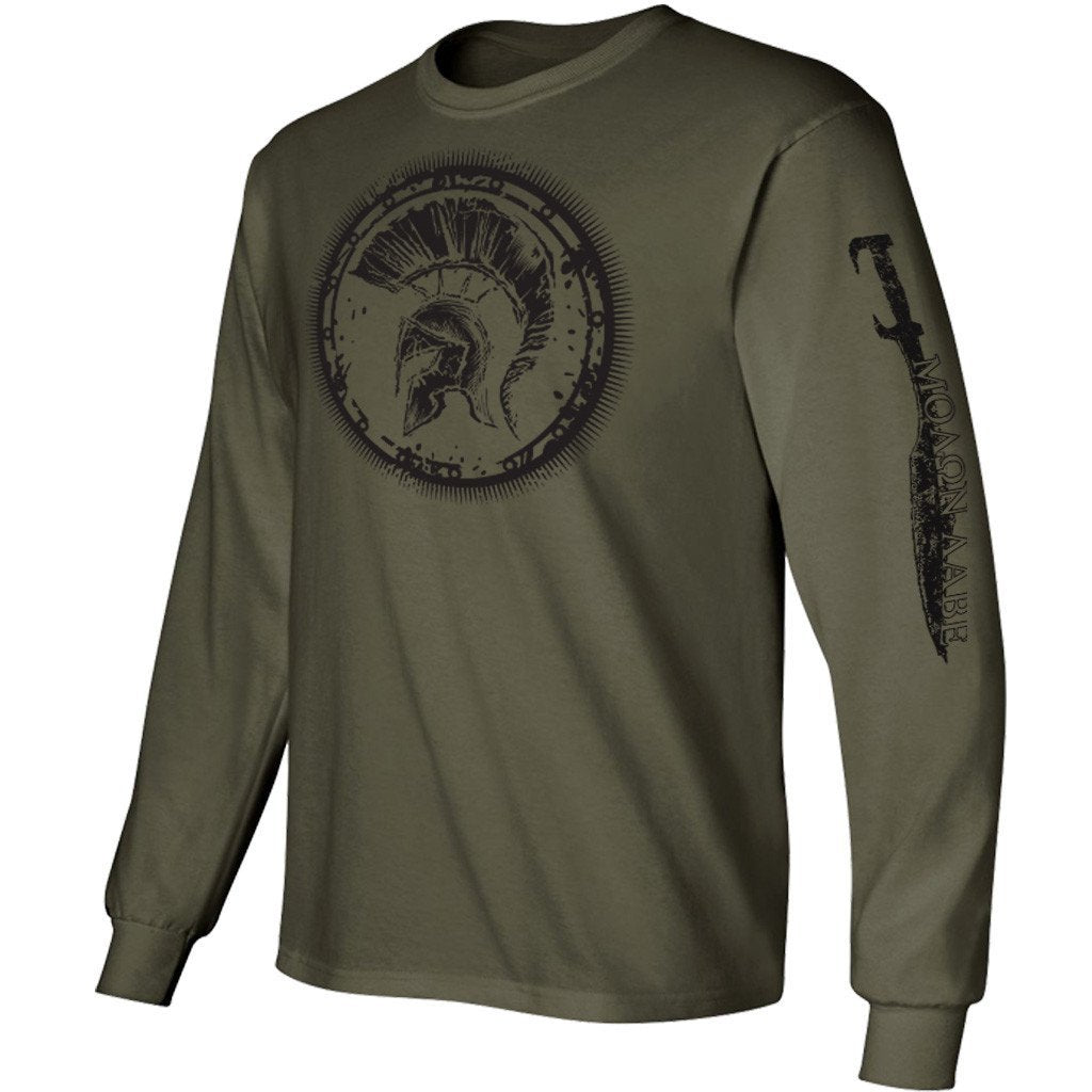 Olive Drab Molon Labe Longsleeve T