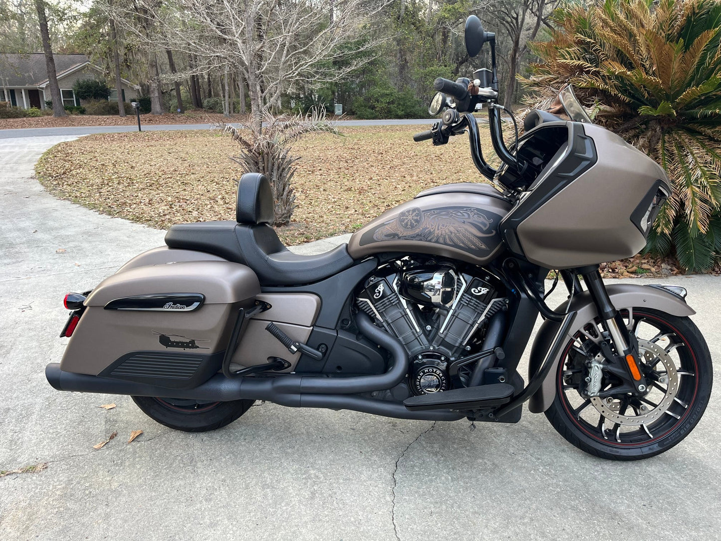 Odin's Ravens "Bronze" Tank Decal set for Indian Powerplus lineup