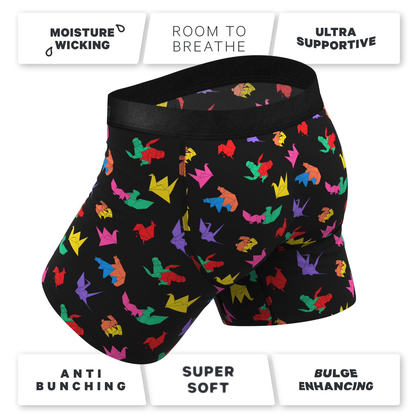 The Fold Fashioned | Origami Ball Hammock® Pouch Underwear With Fly