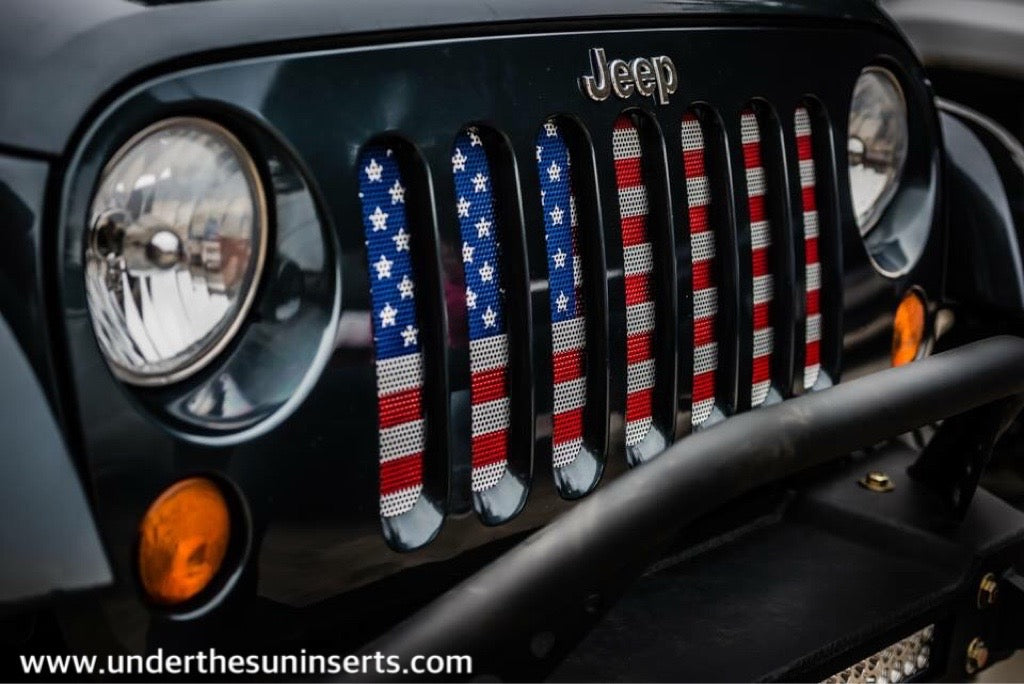 Classic Old Glory Collection American Flag Grille Inserts