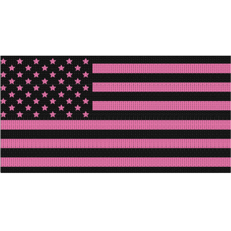 Pink Old Glory Inserts & Flat Black Vent Decals Bundle