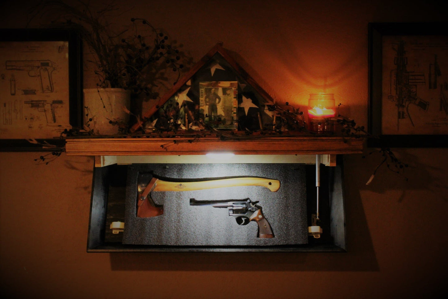 “The Small Patriot” Mantle Gun Safe
