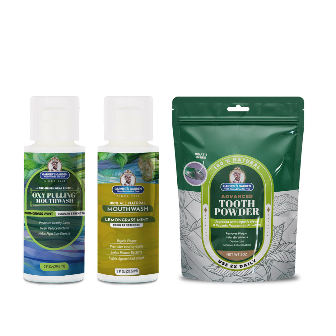 Travel Sized Oral Care Trio | Trio | H2O2 | Fluoride Free
