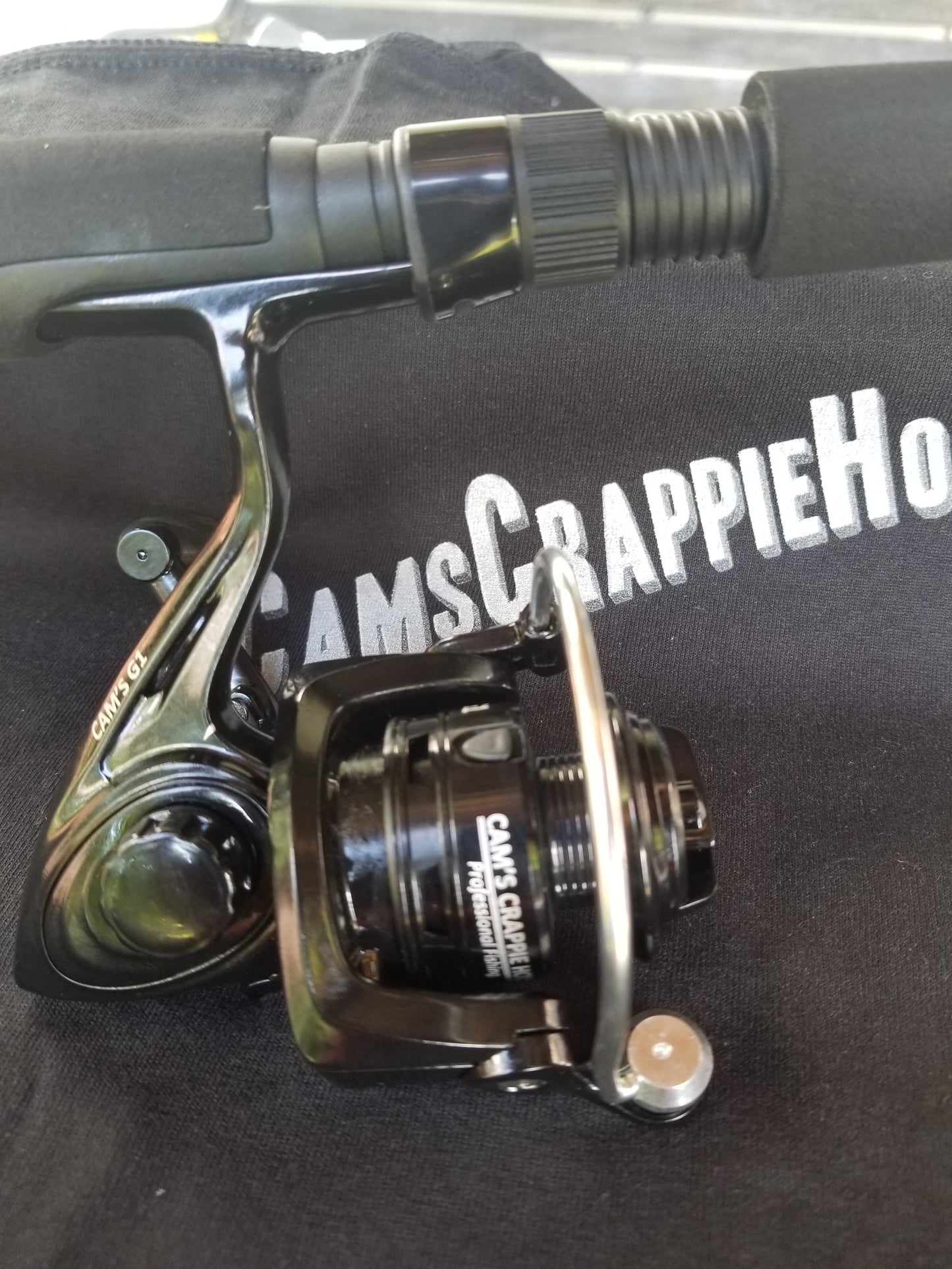 Cam's "Orange Poseidon"  6'2 ( 6+1 BB) Spinning Rod and Reel Combo