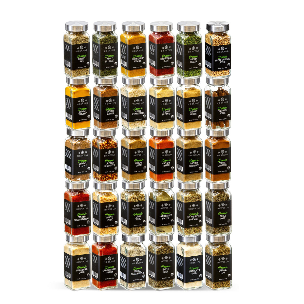 Organic Spice Complete Collection - 30 Jars