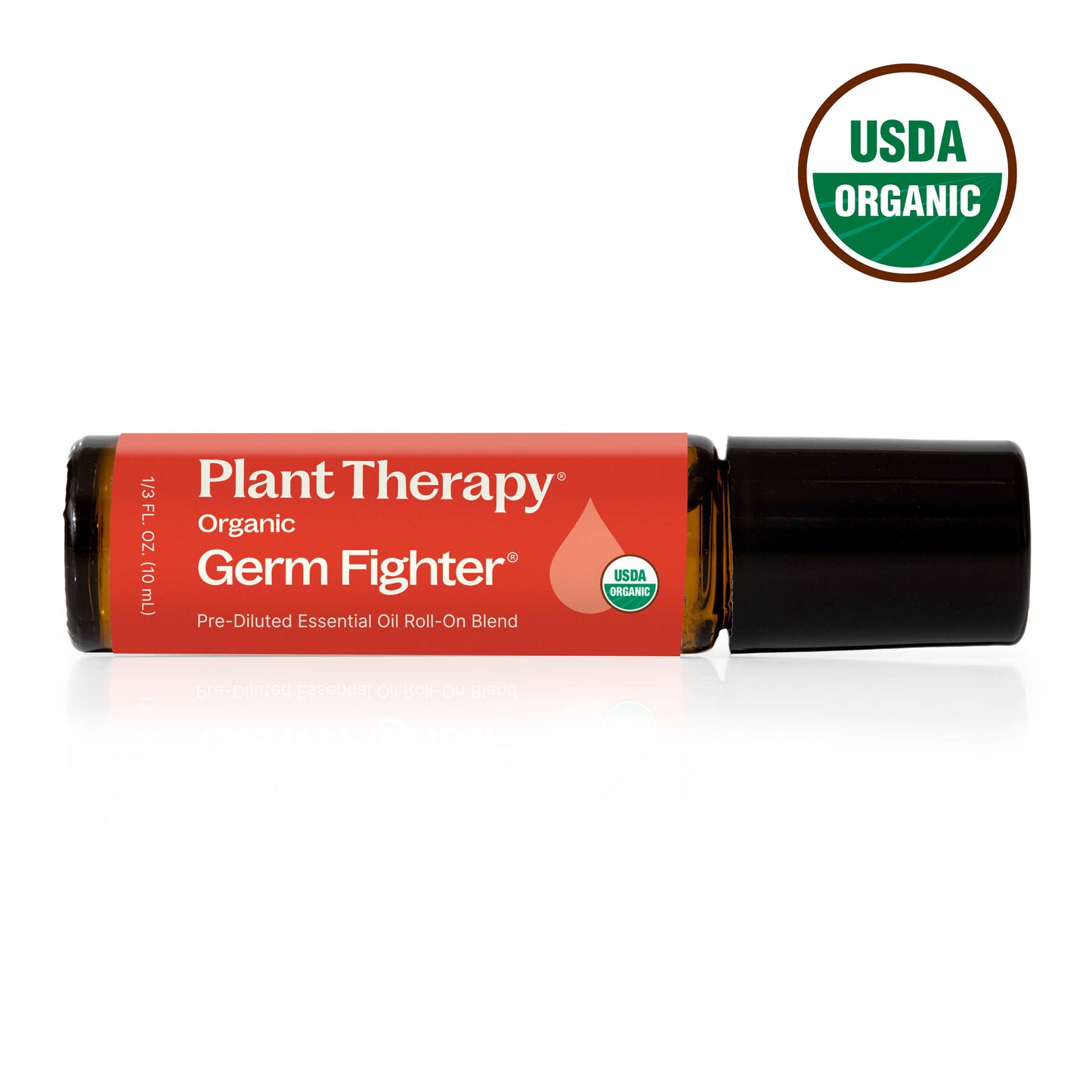 Organic Germ Fighter Essential Oil Blend Pre-Diluted Roll-On