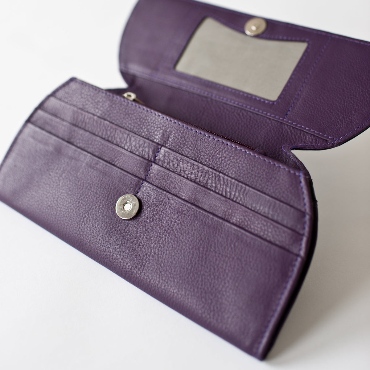 RFID Blocking Clutch - Ostrich Print