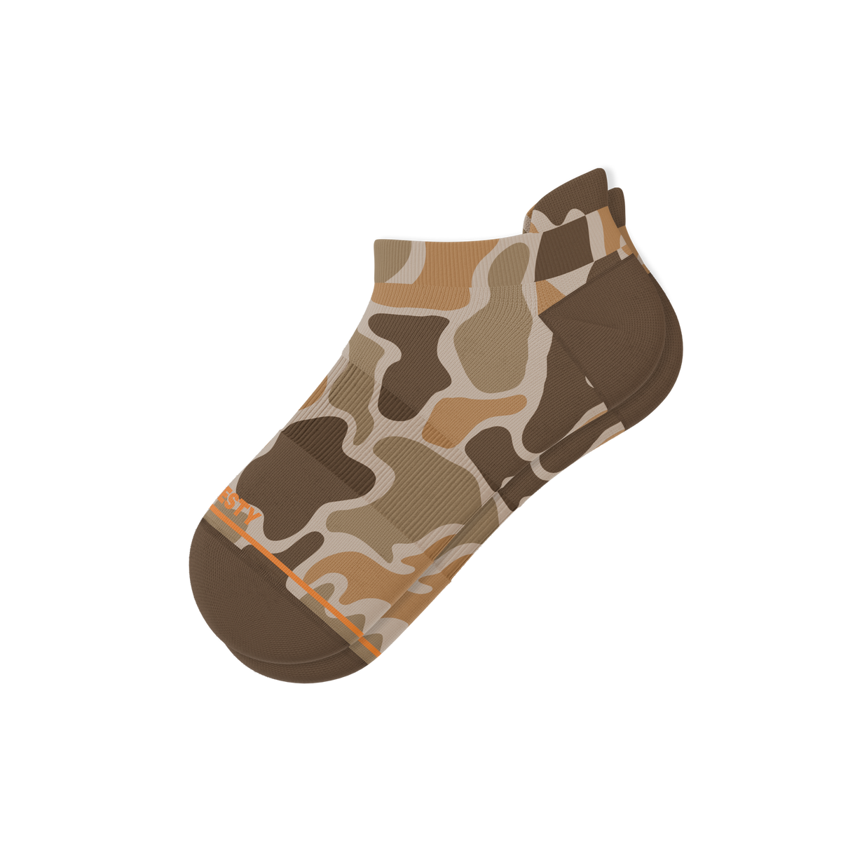 The Out Of Sight | Light Duck Camo Heel Hammock™ Ankle Socks