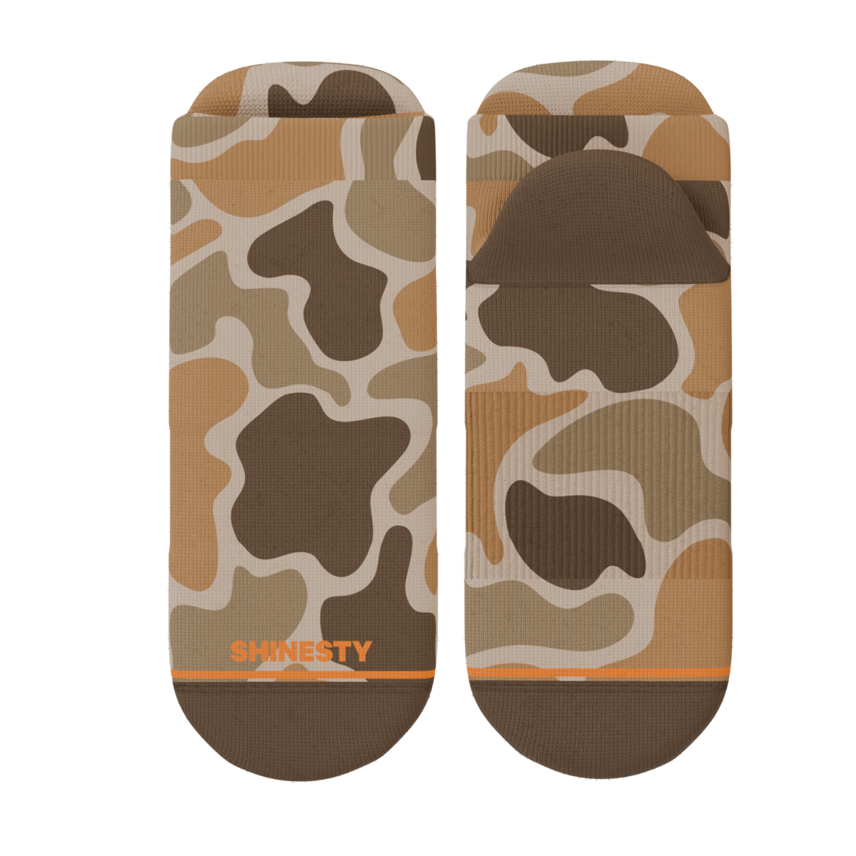 The Out Of Sight | Light Duck Camo Heel Hammock™ Ankle Socks