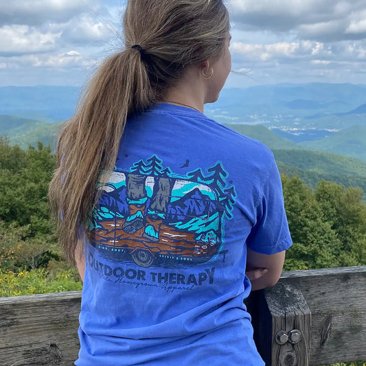 Outdoor Therapy Tee - Comfort Color Pocket Tee