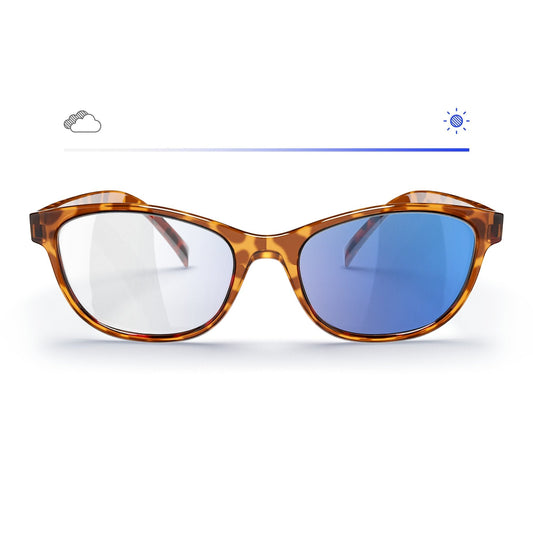 Tortoise Oval Prescription Transitions® Colors