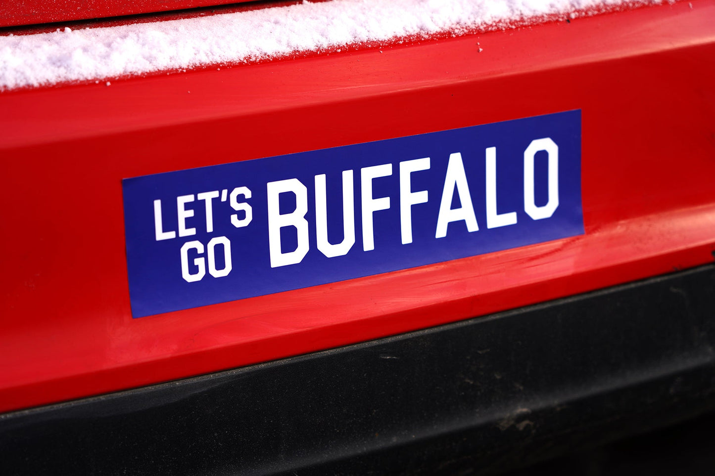 Let's Go Buffalo Bumper Sticker