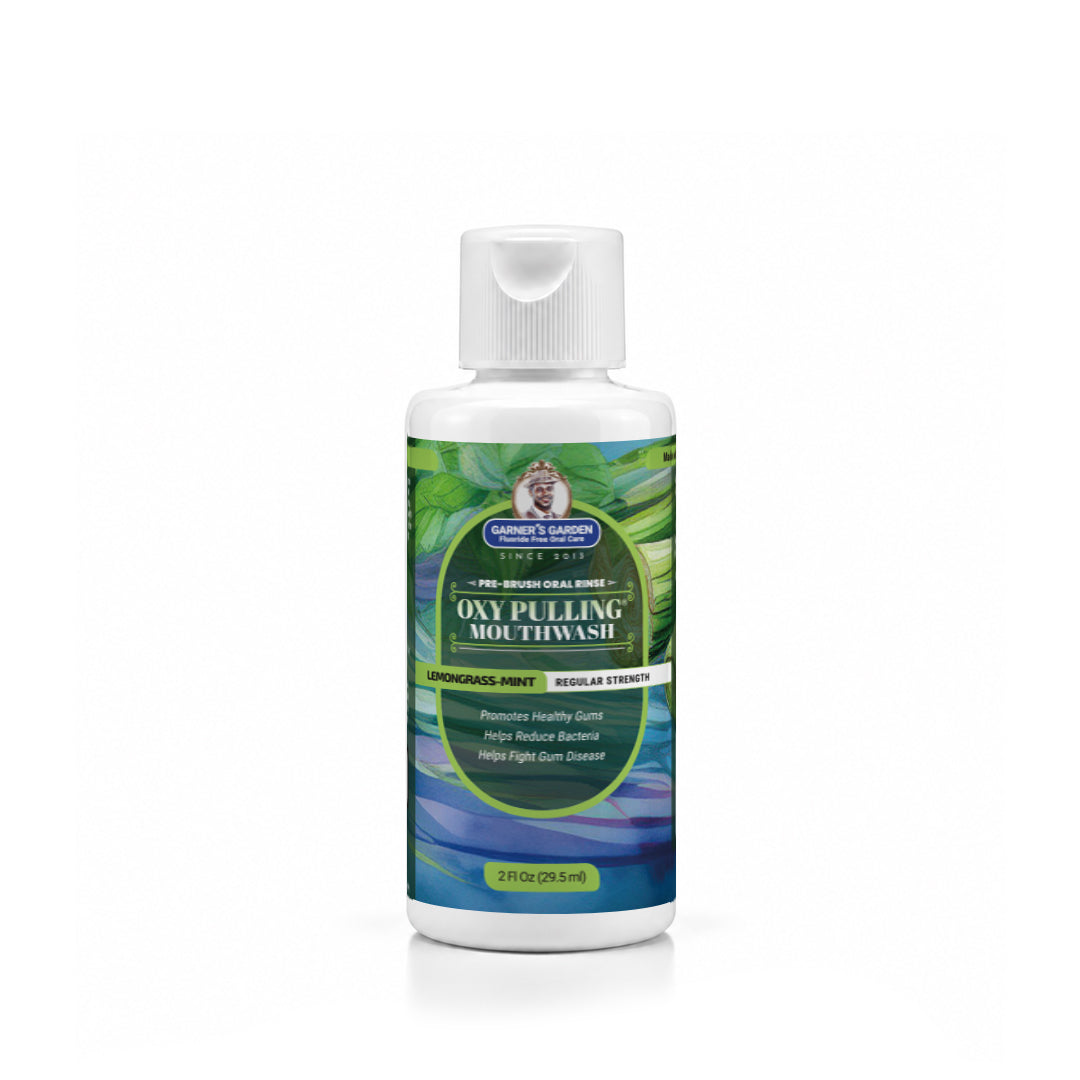 Travel Sized Oxy Pulling Mouthwash | Activated Charcoal | H2O2
