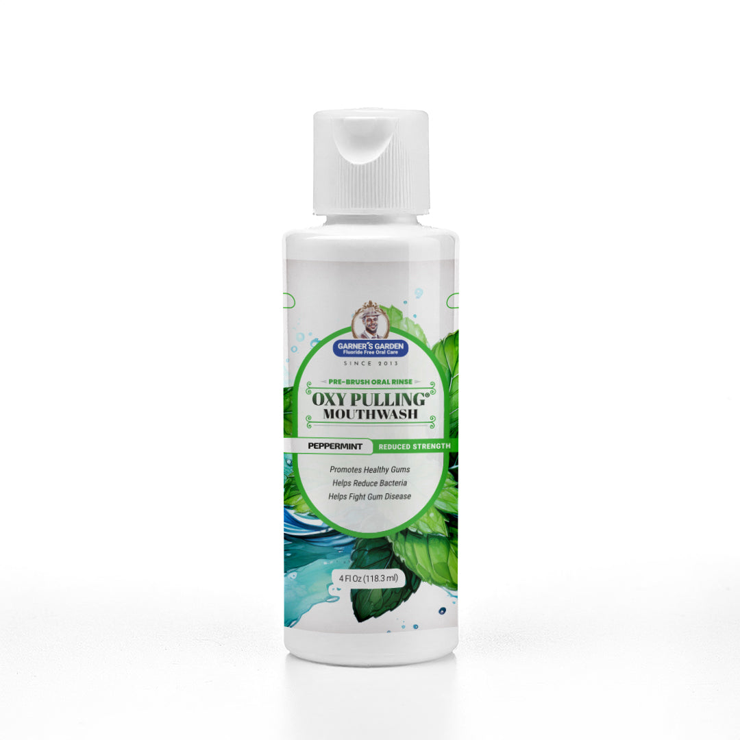 Travel Sized Oxy Pulling Mouthwash | Activated Charcoal | H2O2