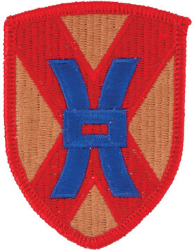 135th Sustainment Command Full Color Dress Patch