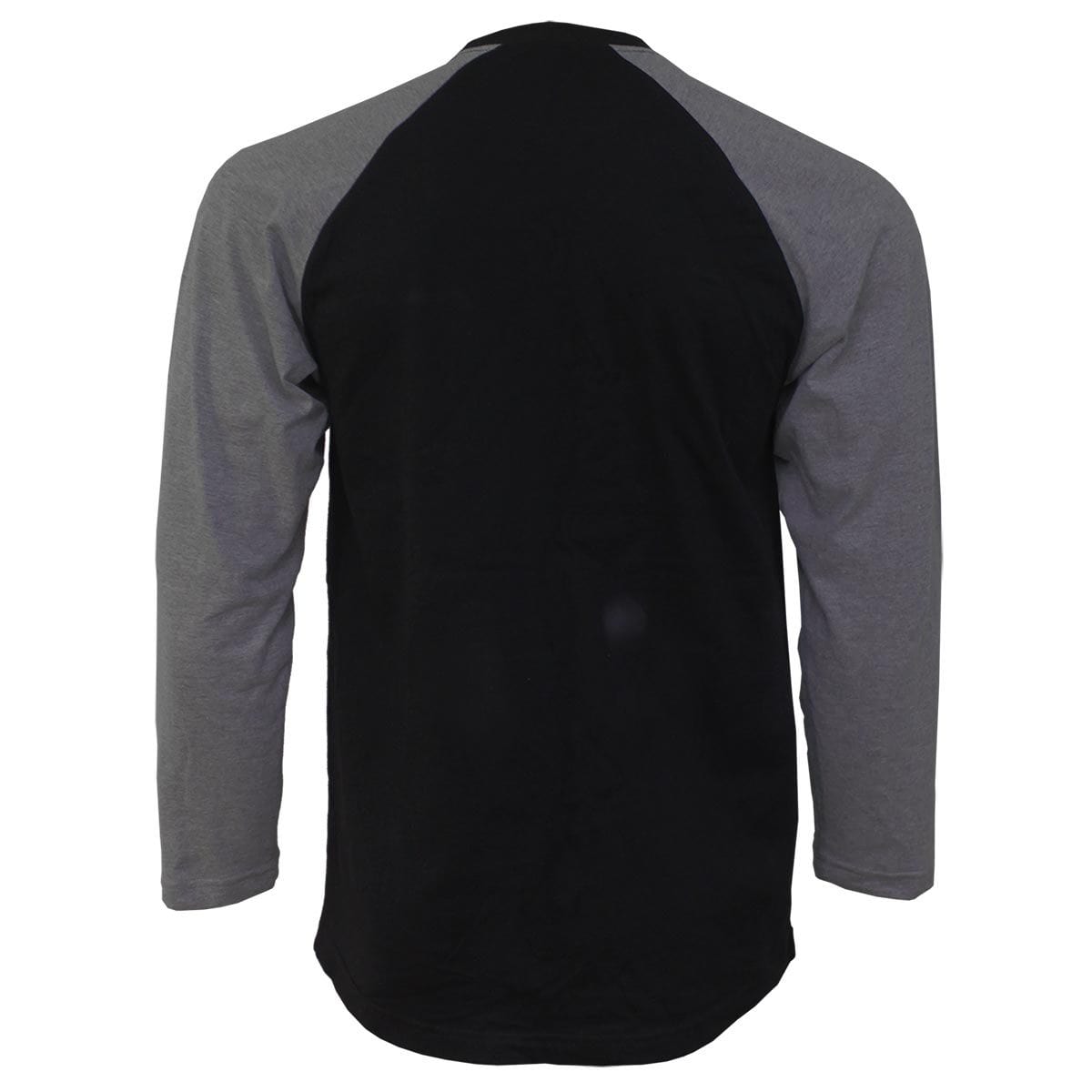 URBAN FASHION - Raglan Contrast Longsleeve Charcoal Black