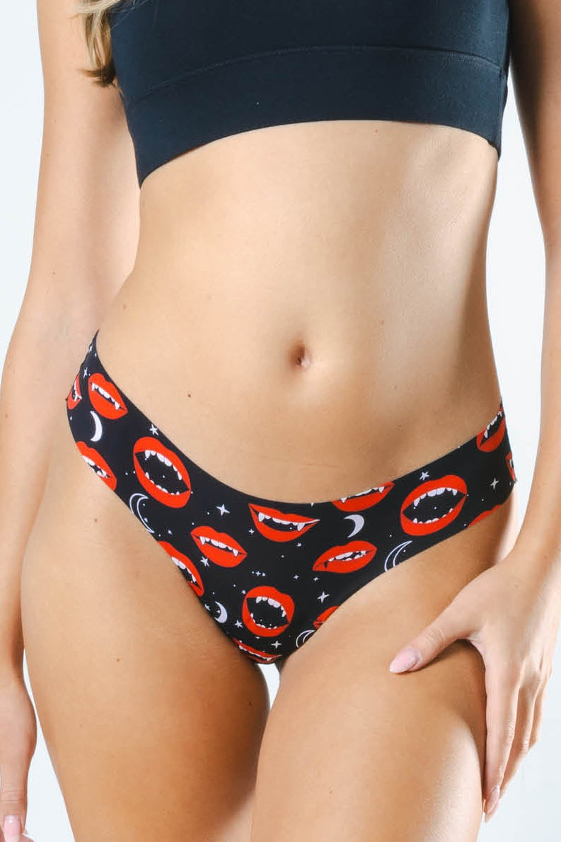 The Blood Suckers | Vampire Lips Seamless Thong