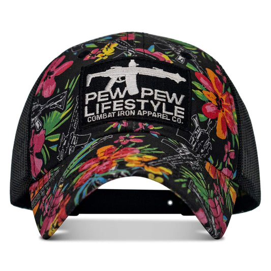 Ripstop Pew Pew Lifesyle Patch Tactical Ripstop Mesh Snapback Hat