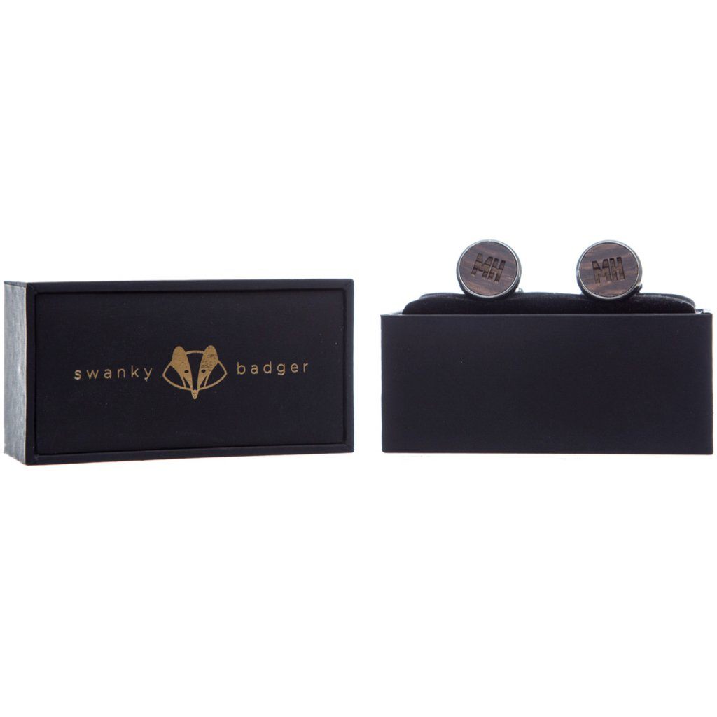 Cufflink & Tie Bar Set - Sandalwood