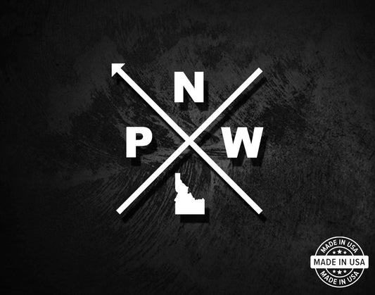 PNW (Pacific Northwest) Idaho State Decal