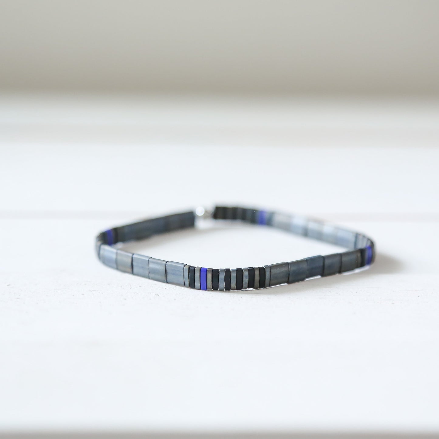 POLICE GRAY - Tila Bead Bracelet | Single