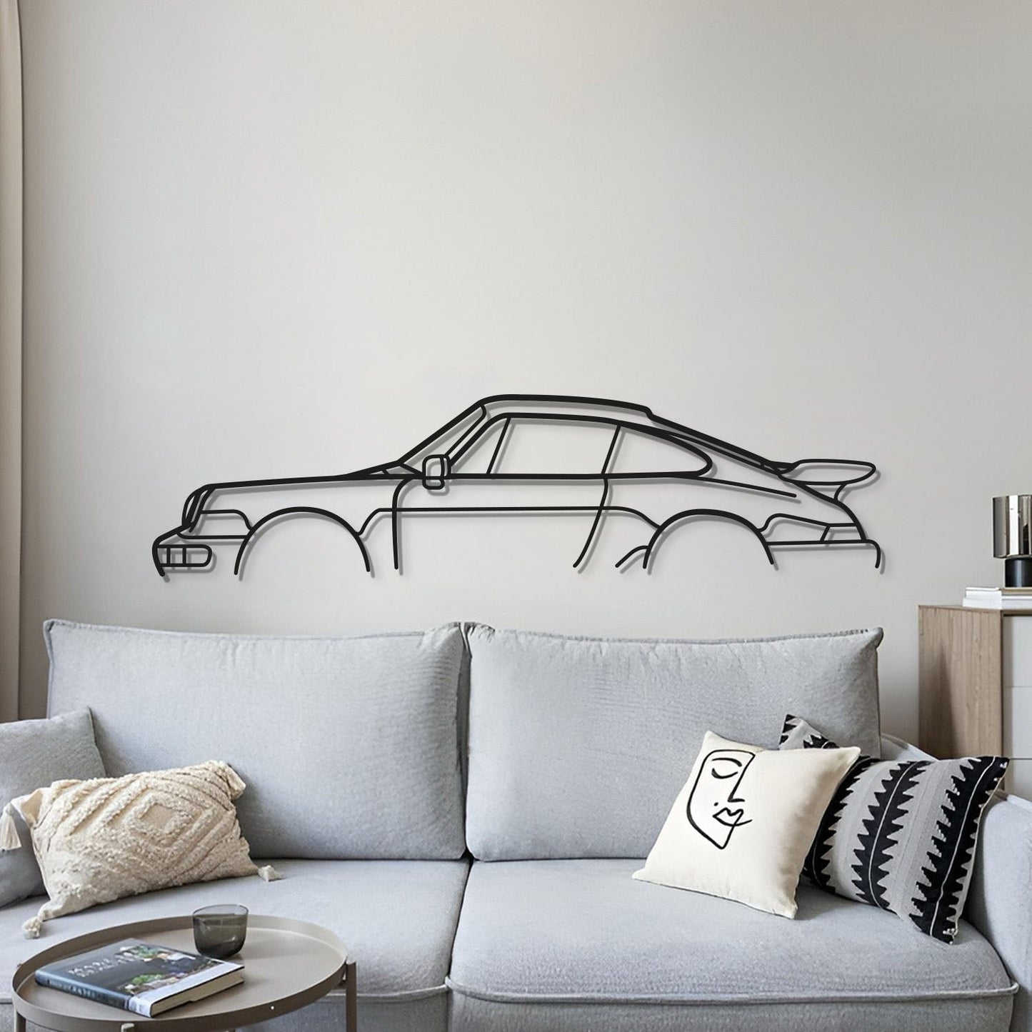 911 964 C2 Metal Car Wall Art - MT0844