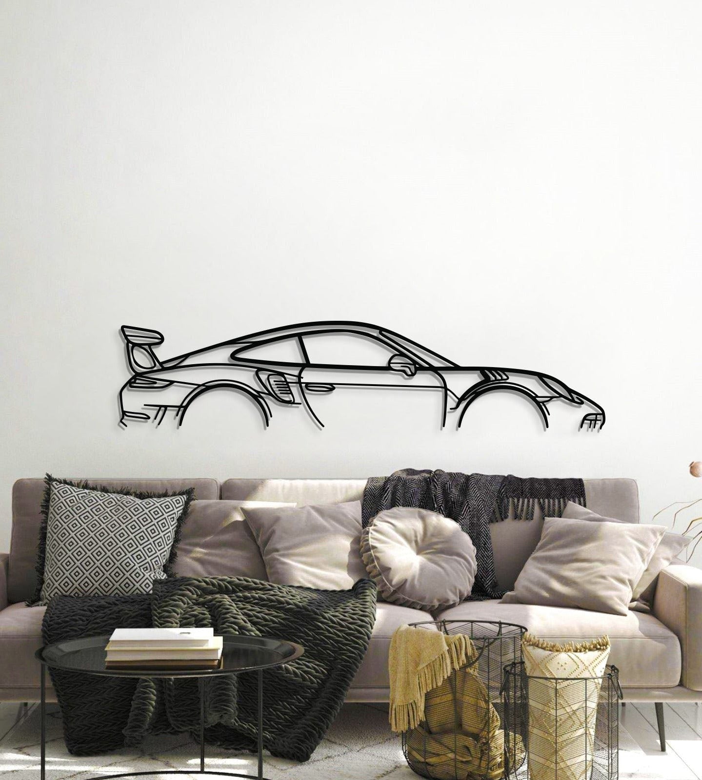 911 GT3 RS Model 991 Metal Car Wall Art - MT0858