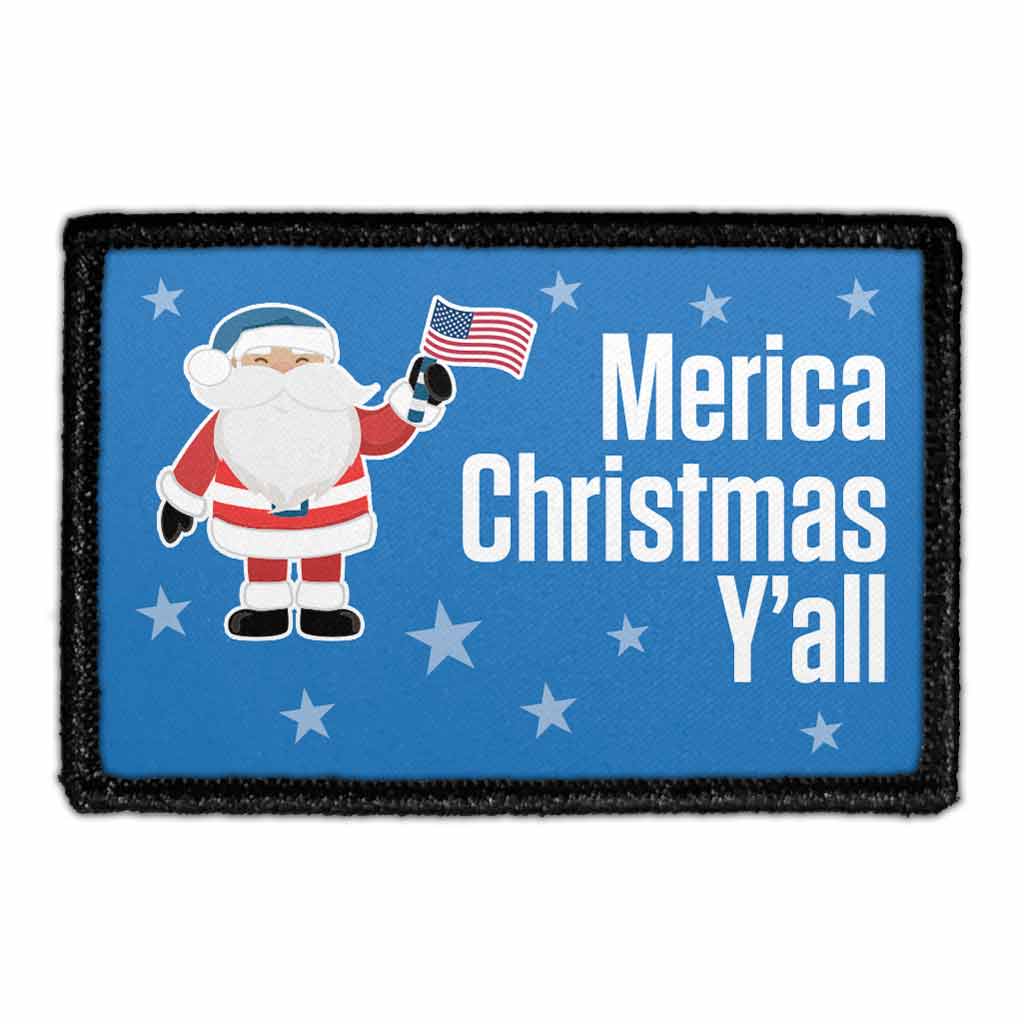 Merica Christmas Y'all - Patch