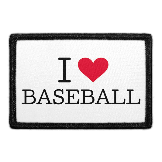 I Love Baseball - Patch
