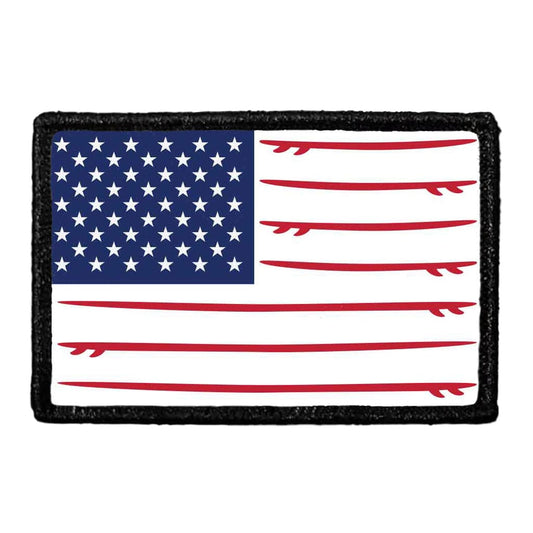 US Flag - Surfboards - Color - Removable Patch