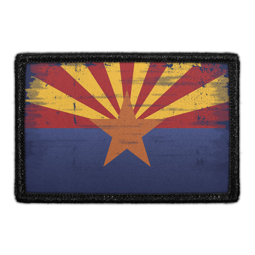 Arizona State Flag - Color - Distressed - Removable Patch