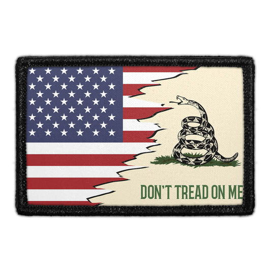 Don't Tread On Me - American Flag - Removable Patch