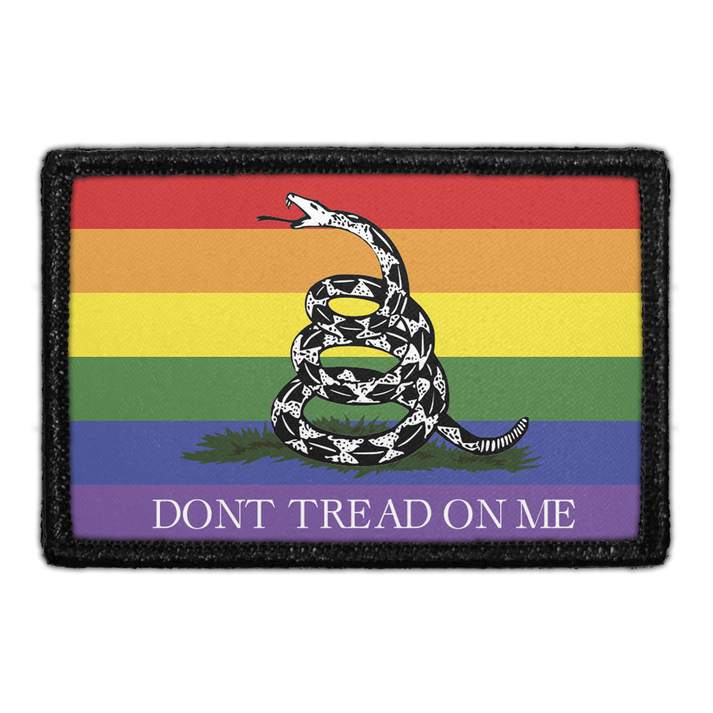 Don't Tread On Me - Pride Flag - Removable Patch