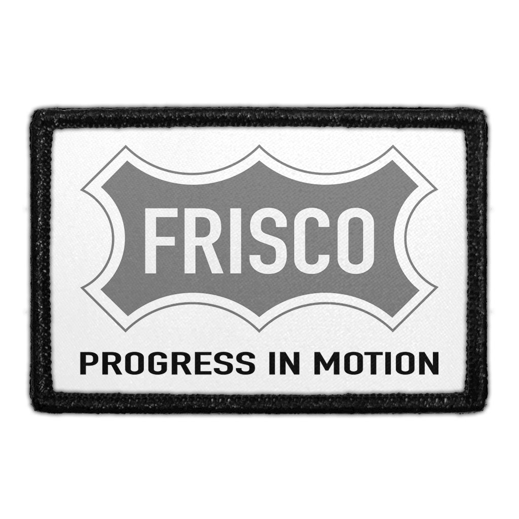Frisco City Flag - Black and White - Removable Patch