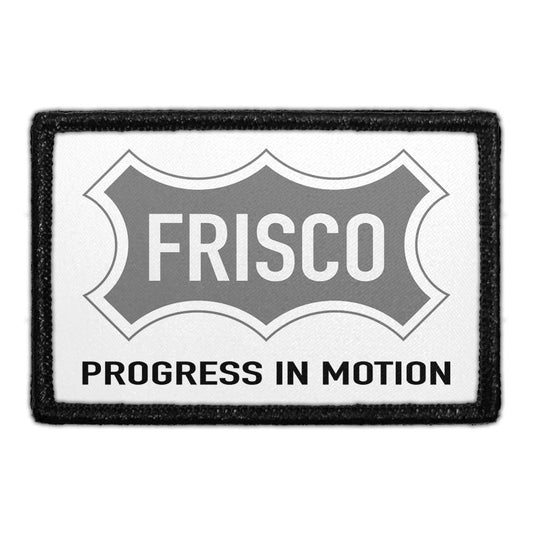 Frisco City Flag - Black and White - Removable Patch