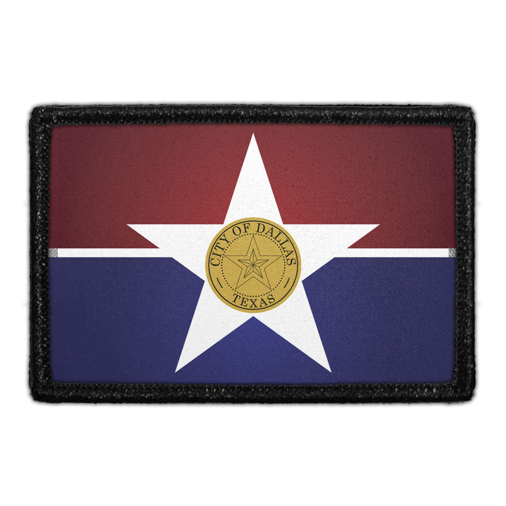 Dallas City Flag - Color - Removable Patch