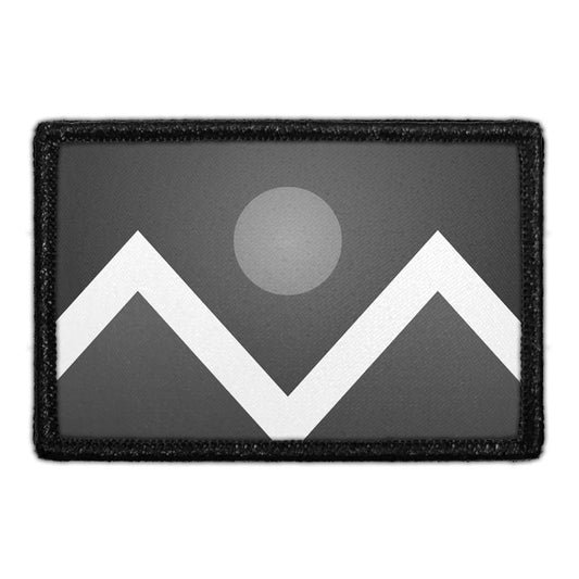 Denver City Flag - Black and White - Removable Patch