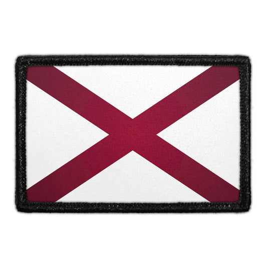 Alabama State Flag - Color - Removable Patch