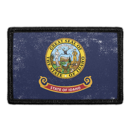 Idaho State Flag - Color - Distressed - Removable Patch