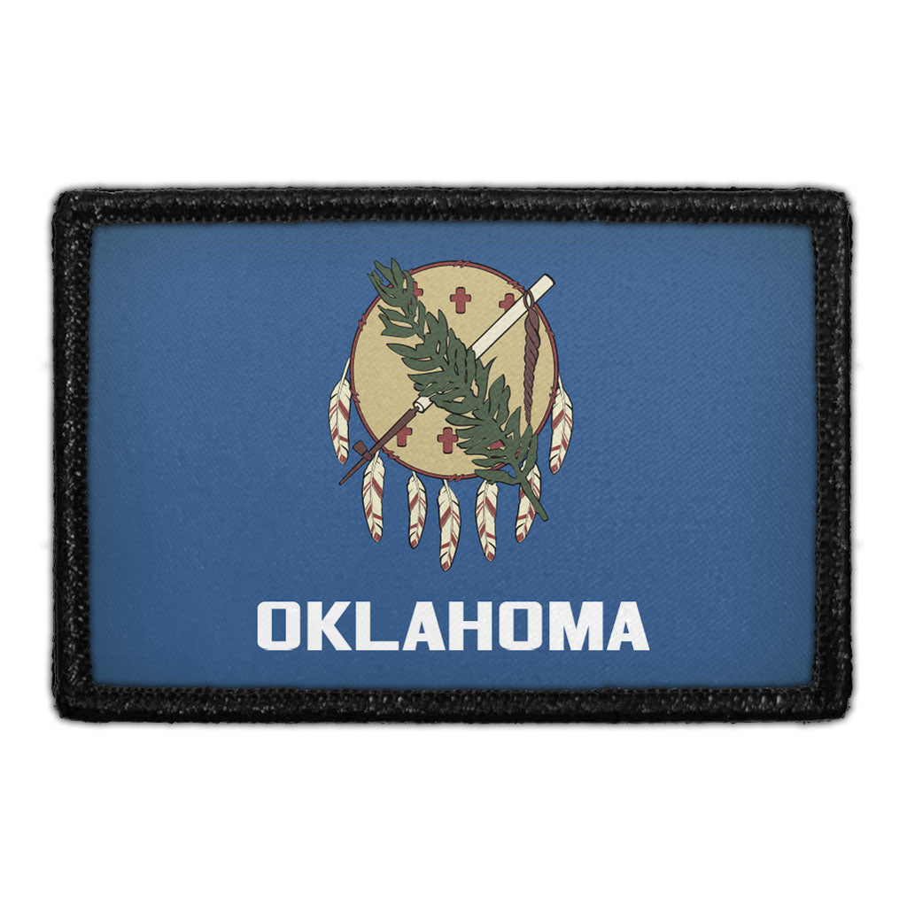 Oklahoma State Flag - Color - Removable Patch