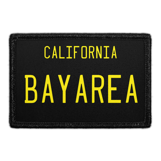 Bay Area - California License Plate - Removable Patch