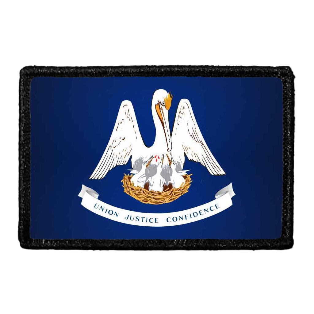 Louisiana State Flag - Color - Removable Patch