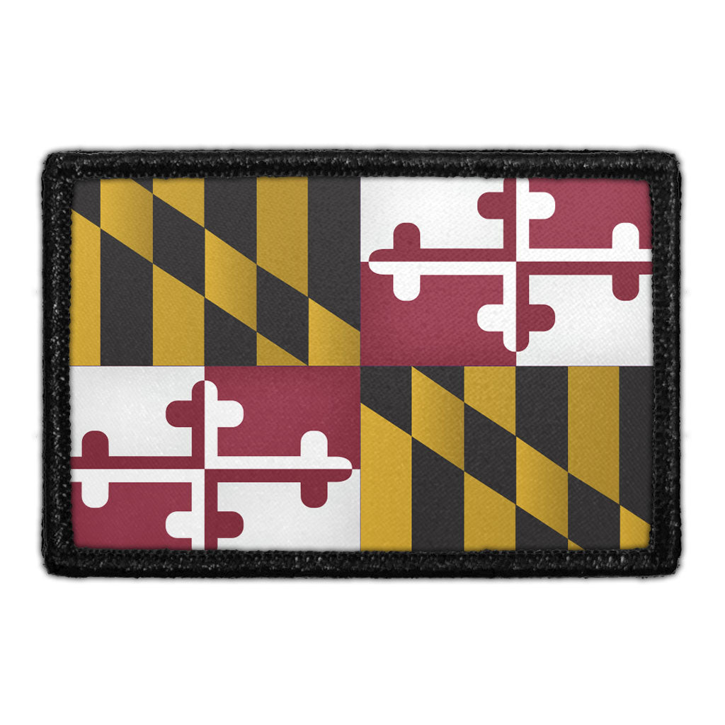 Maryland State Flag - Color - Removable Patch