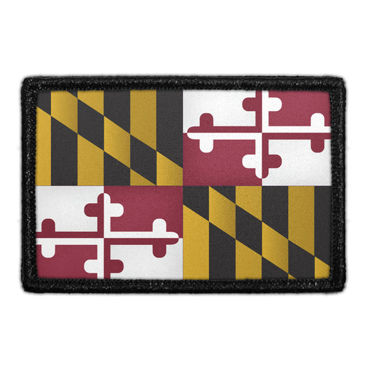 Maryland State Flag - Color - Removable Patch