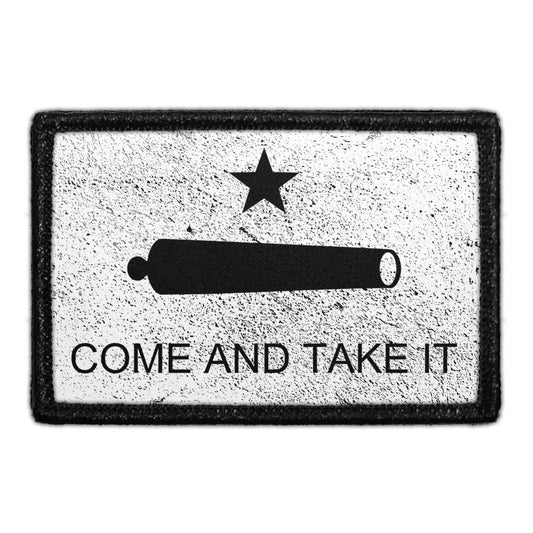 Gonzales Flag - Come and Take It - Texas - Distressed - Removable Patch