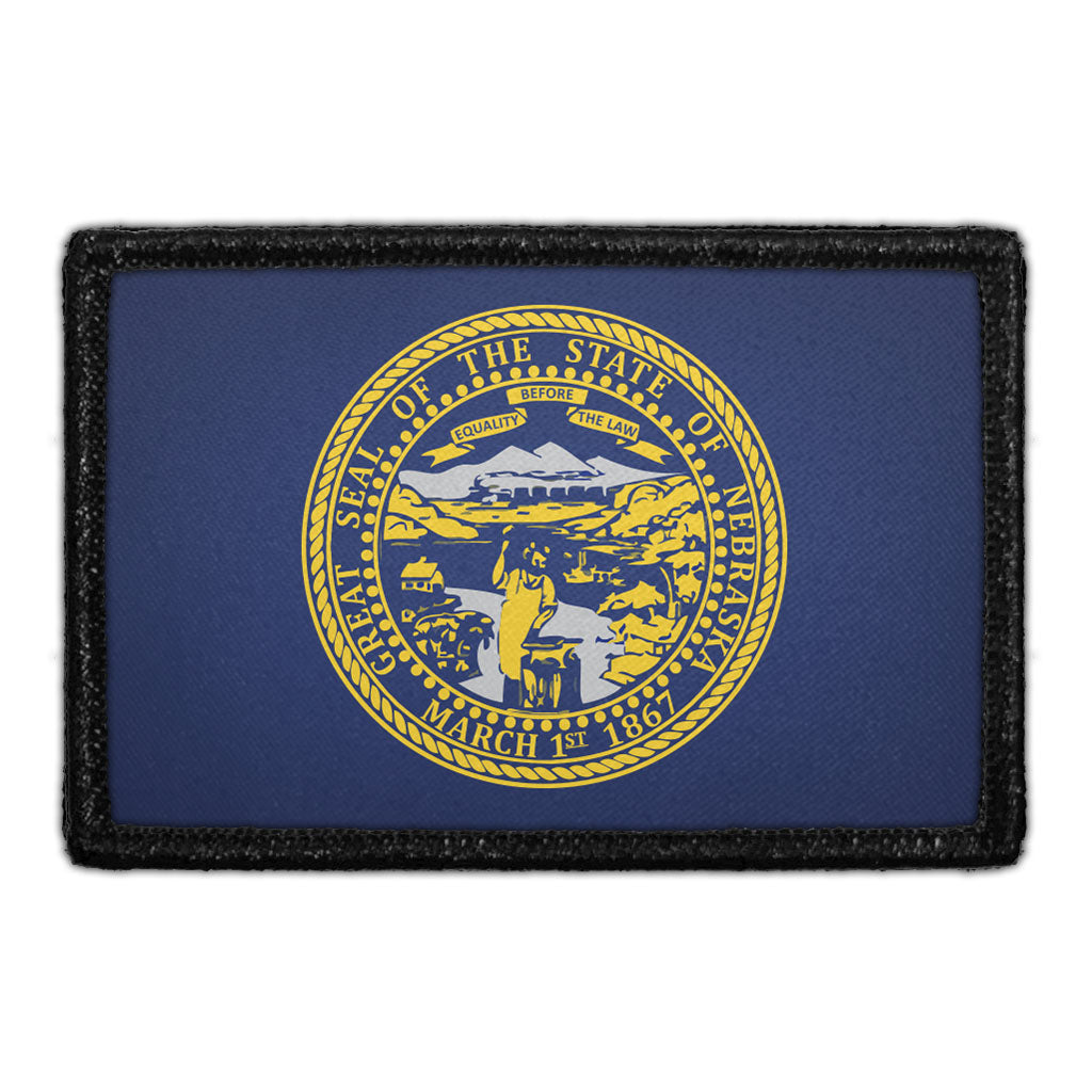 Nebraska State Flag - Color - Removable Patch