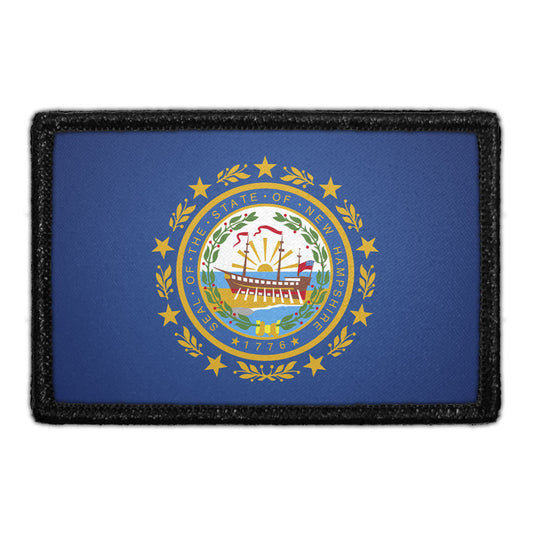 New Hampshire State Flag - Color - Removable Patch