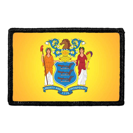 New Jersey State Flag - Color - Removable Patch