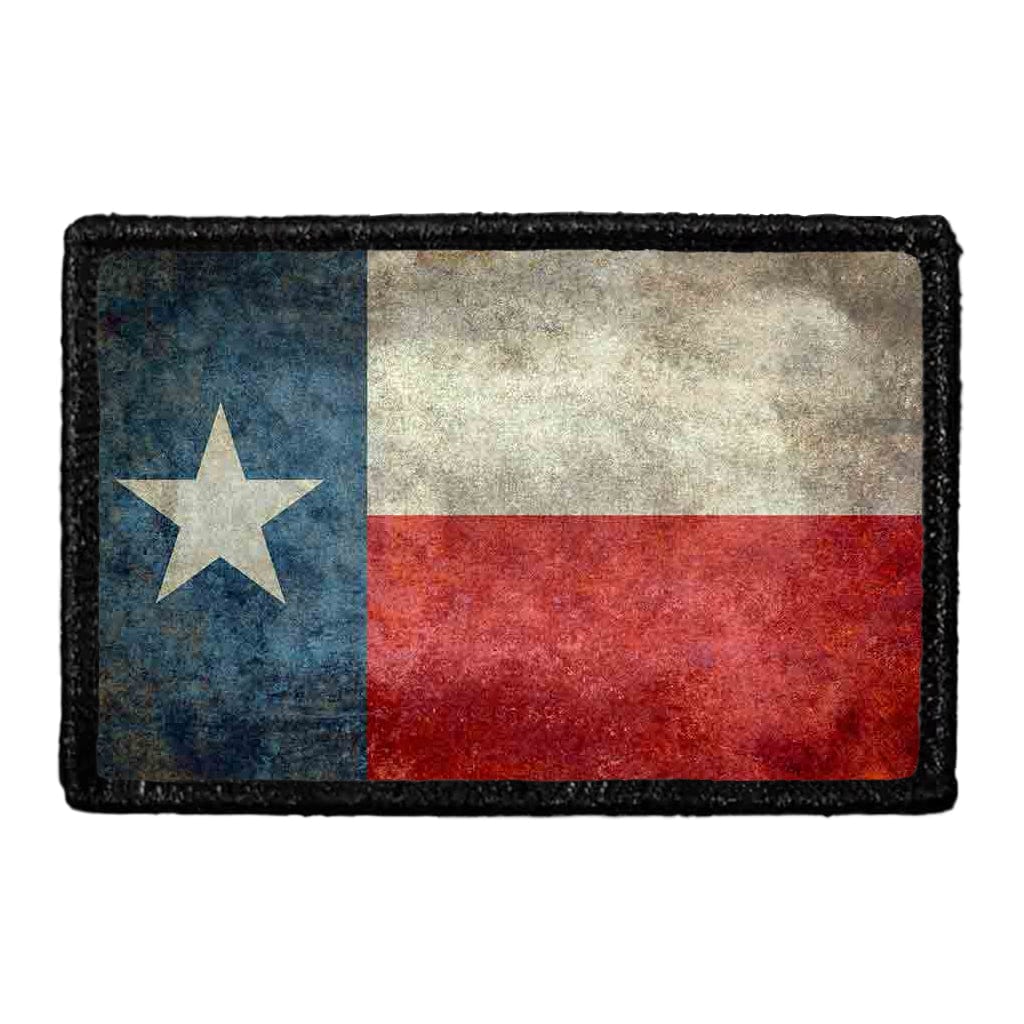 Texas State Flag - Distressed - Color - Removable Patch