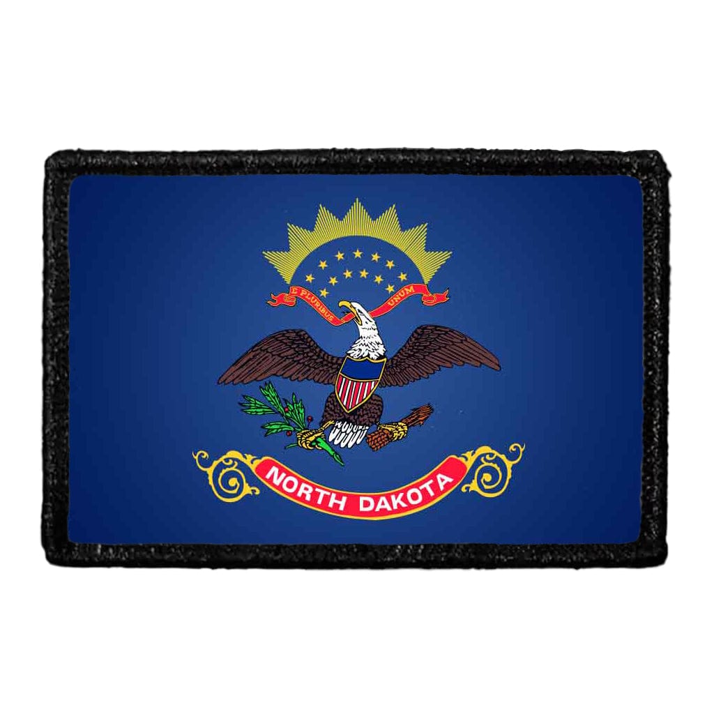 North Dakota State Flag - Color - Removable Patch